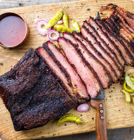 half cow brisket