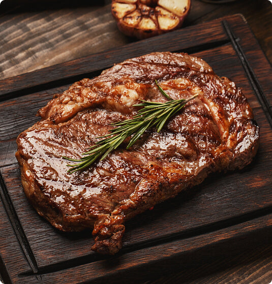 quarter cow ribeye steak