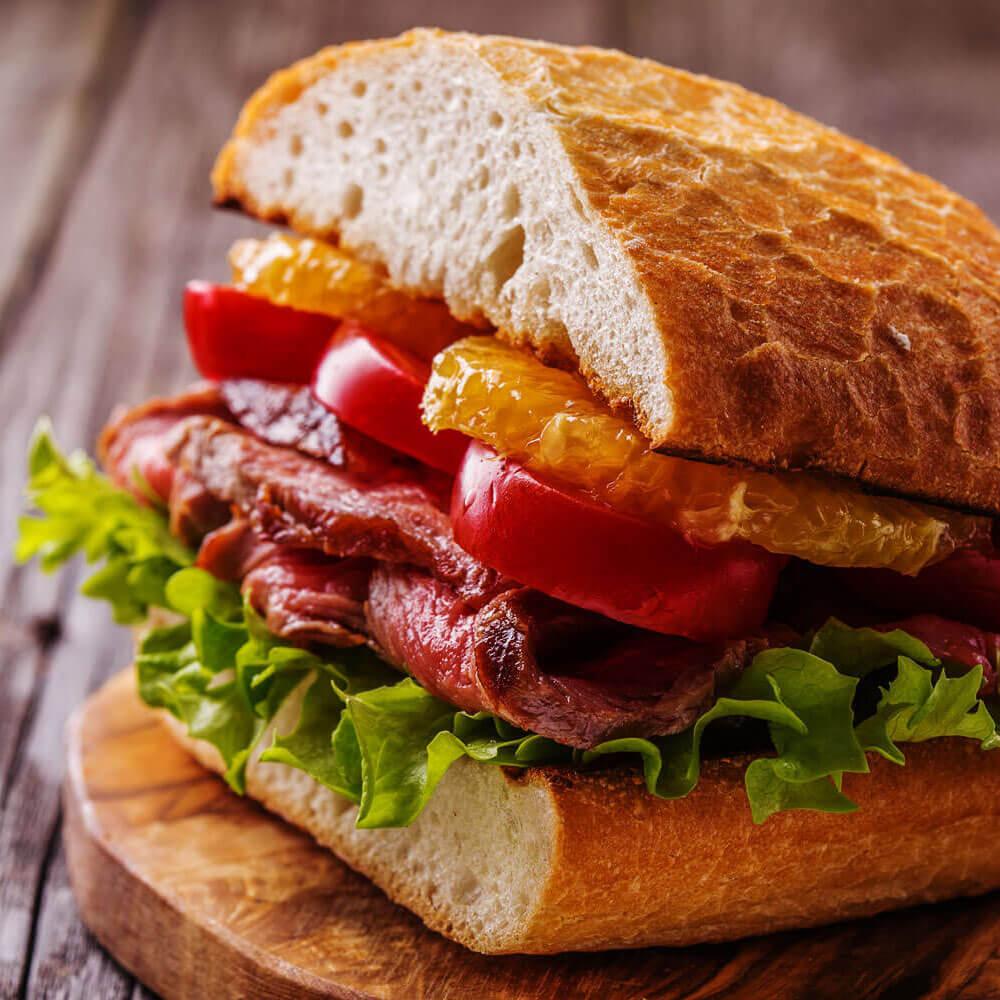 quarter cow for sale roast beef sandwitch