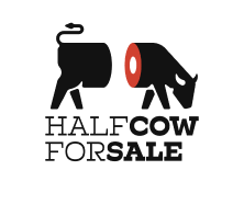 half cow for sale logo menu